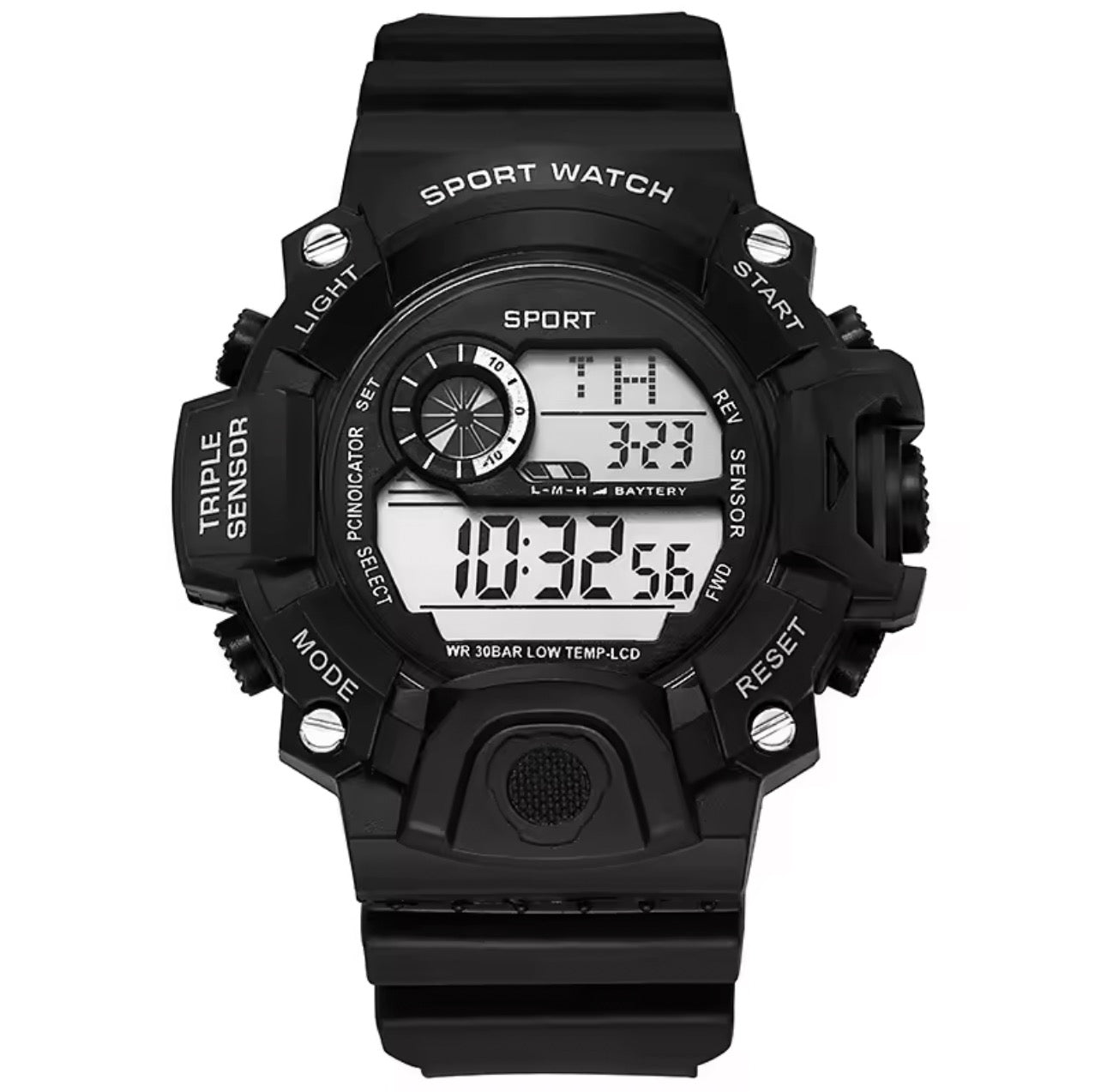 Digital waterproof watch