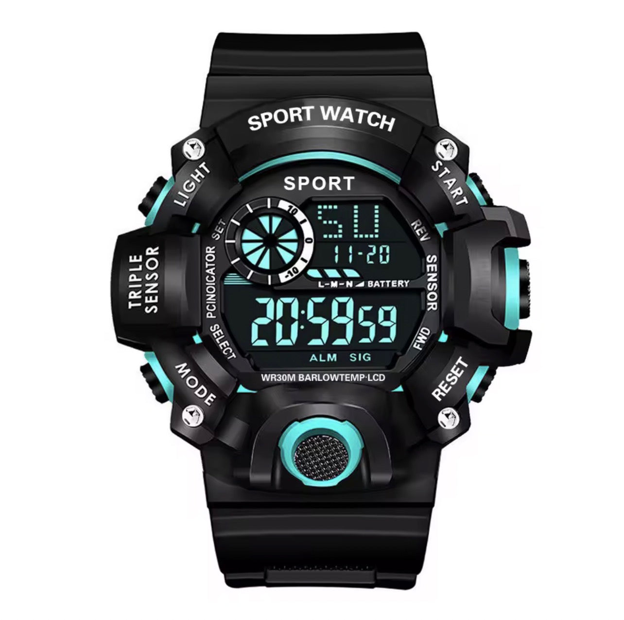 Digital waterproof watch
