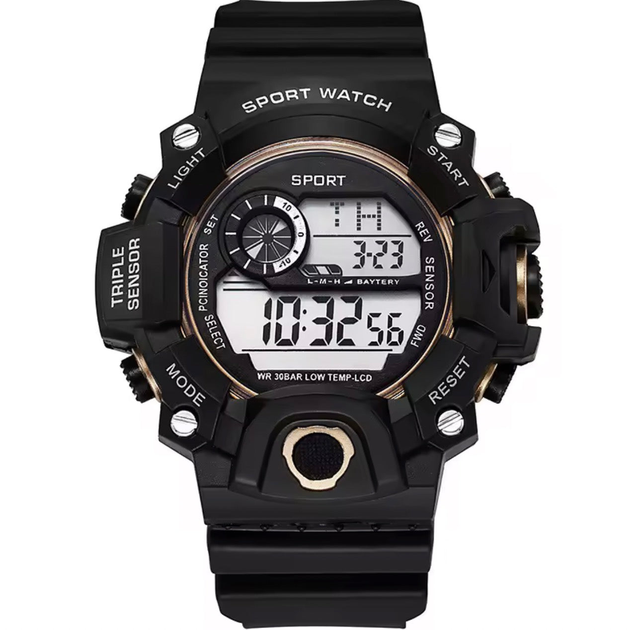 Digital waterproof watch