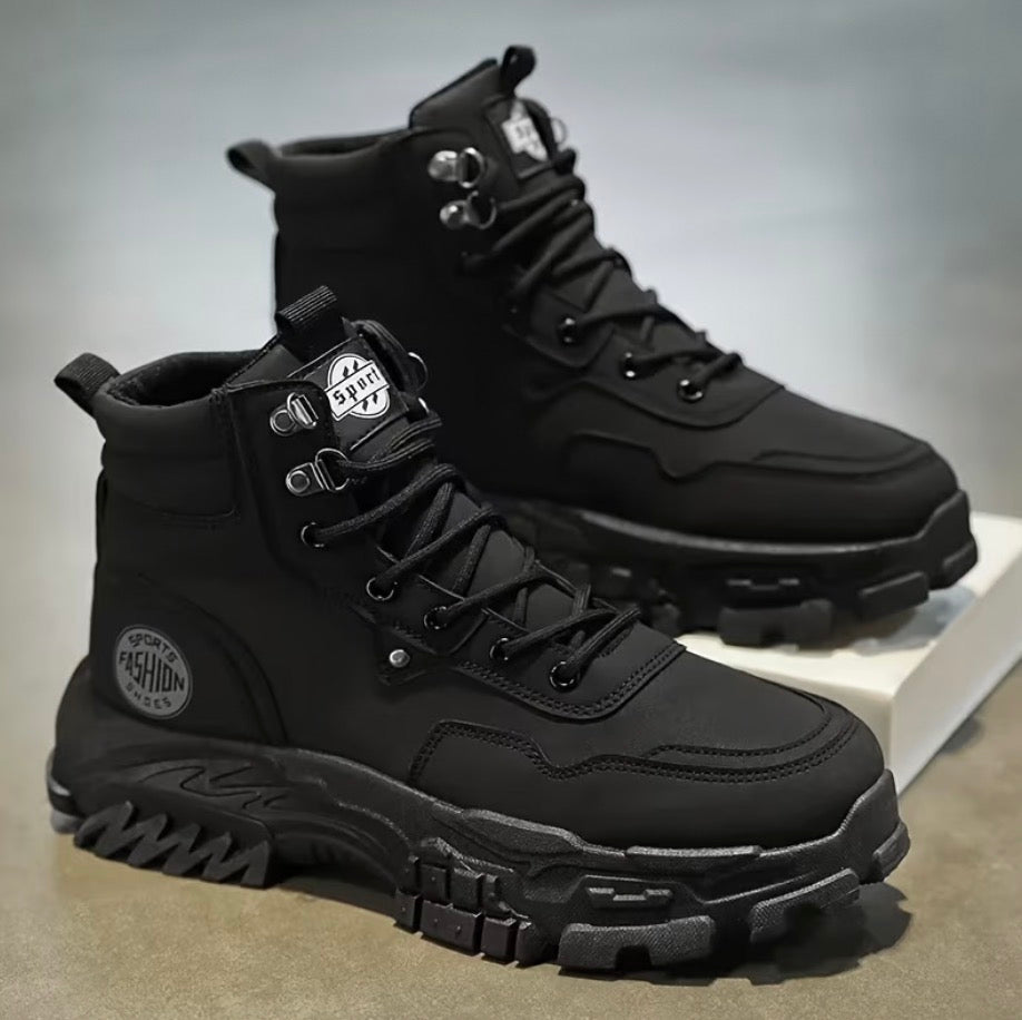 Man uppers shoe