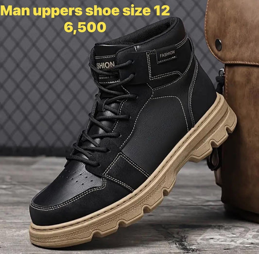 Man uppers shoe
