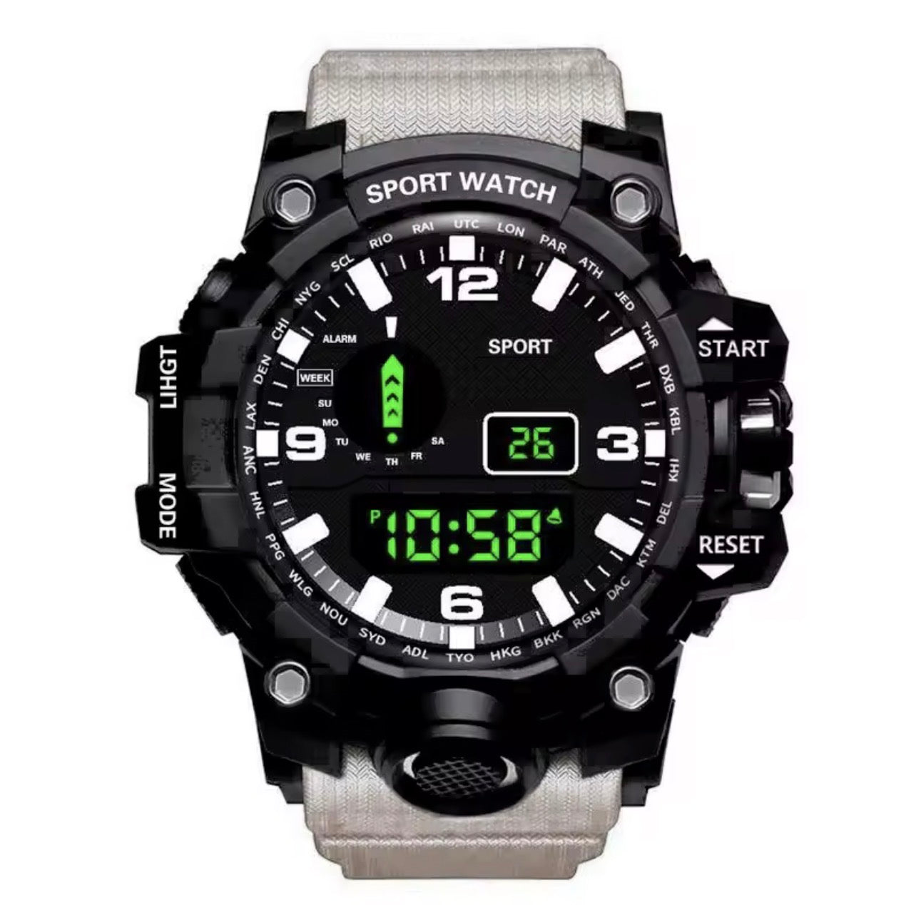 Digital waterproof watch