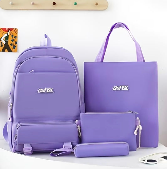 4 pcs backpack set