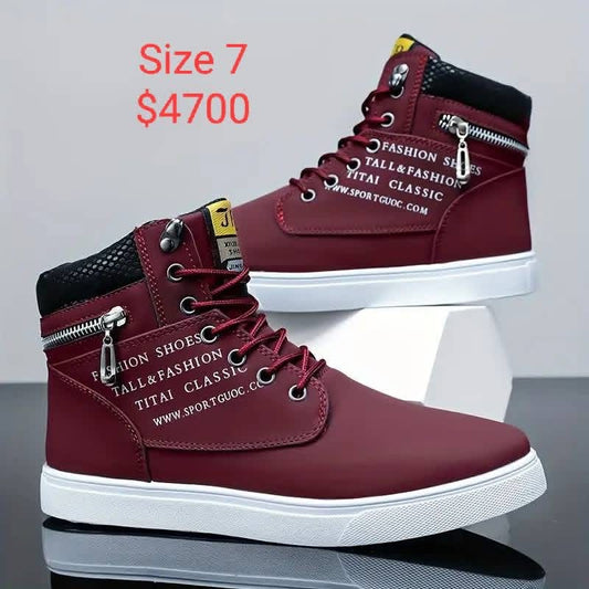 Man uppers shoe